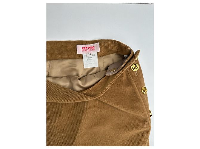 Autre Marque Gonna in lana vintage Celine Paris marrone - vista 6