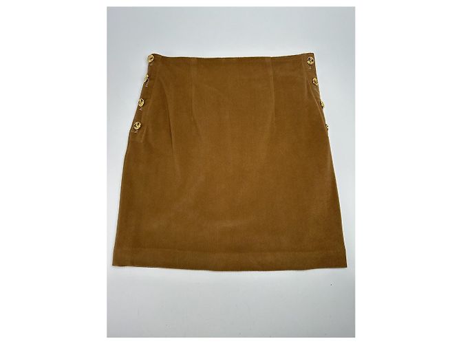 Autre Marque Gonna in lana vintage Celine Paris marrone - vista 7