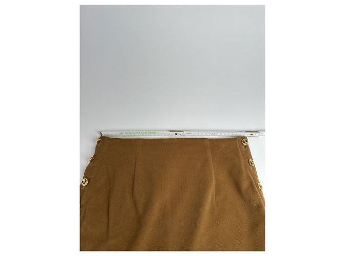 Autre Marque Gonna in lana vintage Celine Paris marrone - vista 8