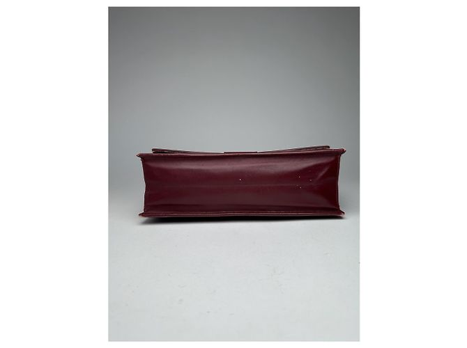 Vintage Givenchy 4G Leder Tasche burgunderrot Bordeaux - Ansicht 4