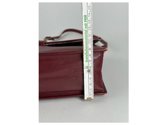 Vintage Givenchy 4G Leder Tasche burgunderrot Bordeaux - Ansicht 7
