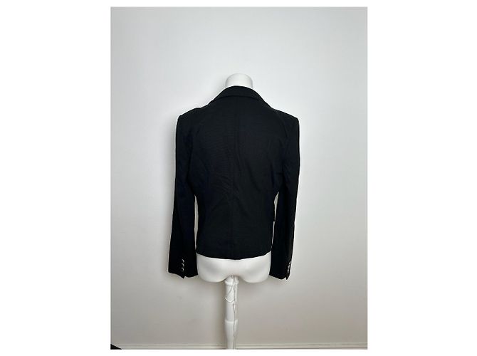 Blazer vintage Courreges nero - vista 3