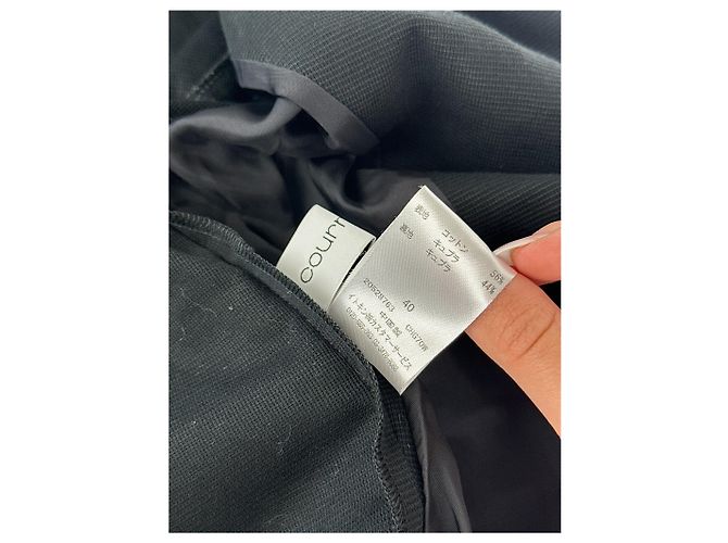 Blazer vintage Courreges nero - vista 4