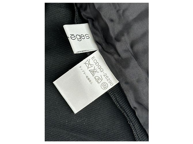 Blazer vintage Courreges nero - vista 5