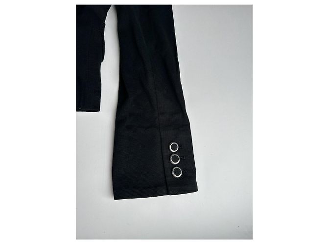 Blazer vintage Courreges nero - vista 6
