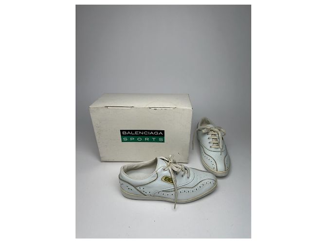 Sneaker Vintage Balenciaga Bianchi Bianco - vista 2