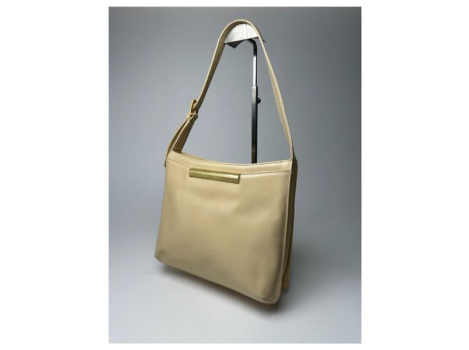 Vintage Givenchy Ledertasche beige - Ansicht 4