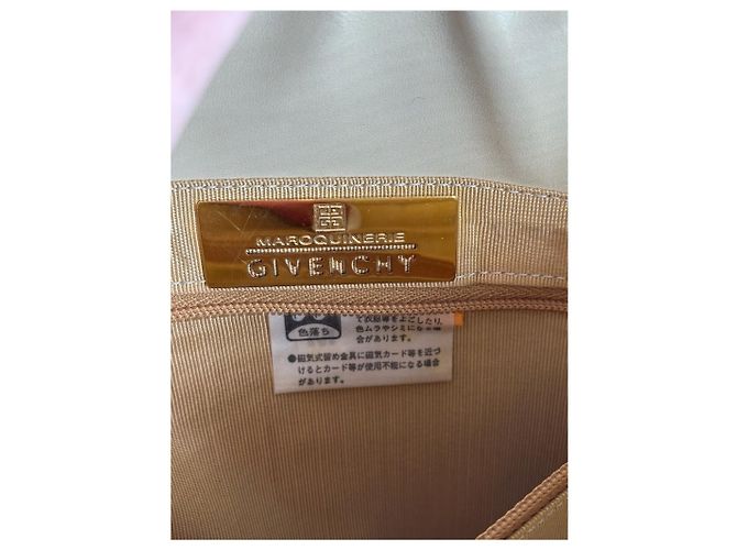 Vintage Givenchy Ledertasche beige - Ansicht 8