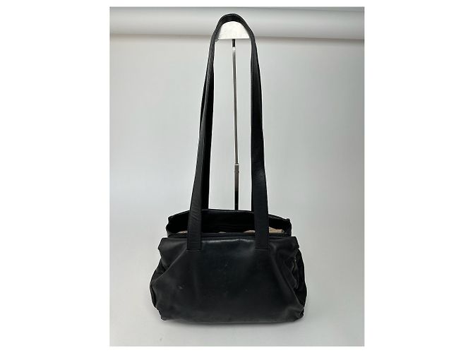 Vintage Prada Leder Tasche Schwarz - Ansicht 2