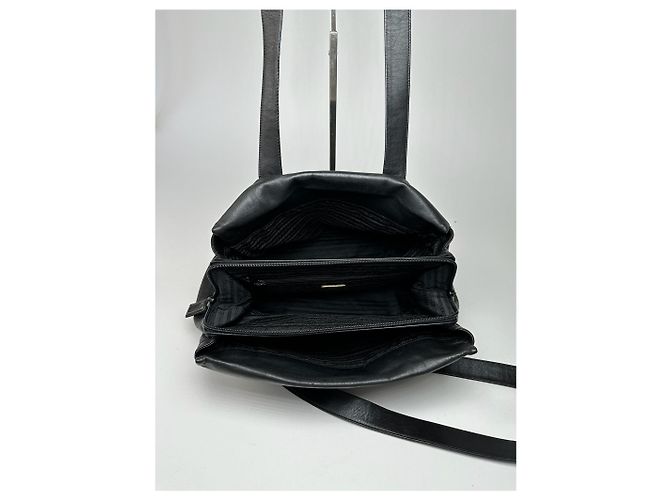 Vintage Prada Leder Tasche Schwarz - Ansicht 3