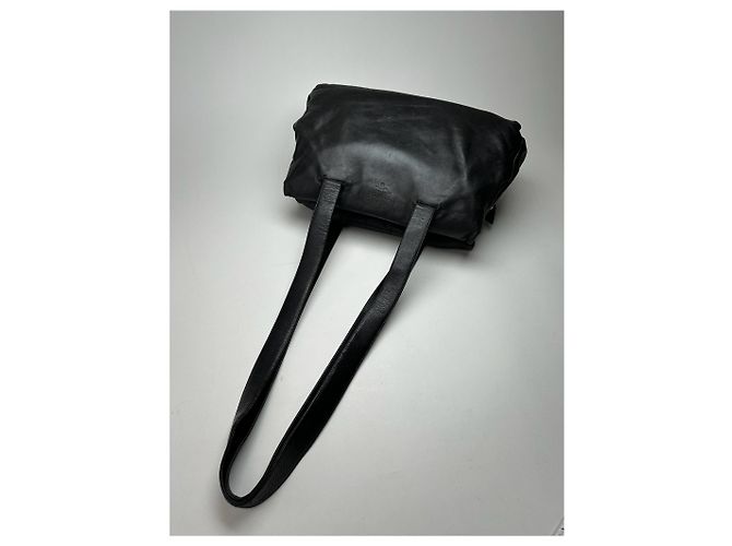 Vintage Prada Leder Tasche Schwarz - Ansicht 4