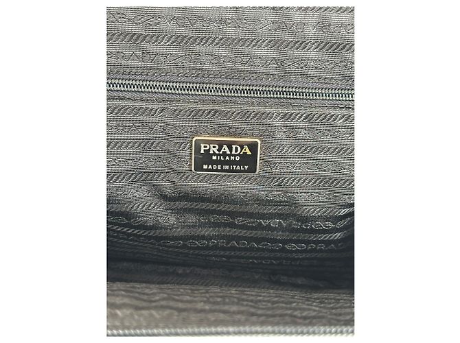 Vintage Prada Leder Tasche Schwarz - Ansicht 8
