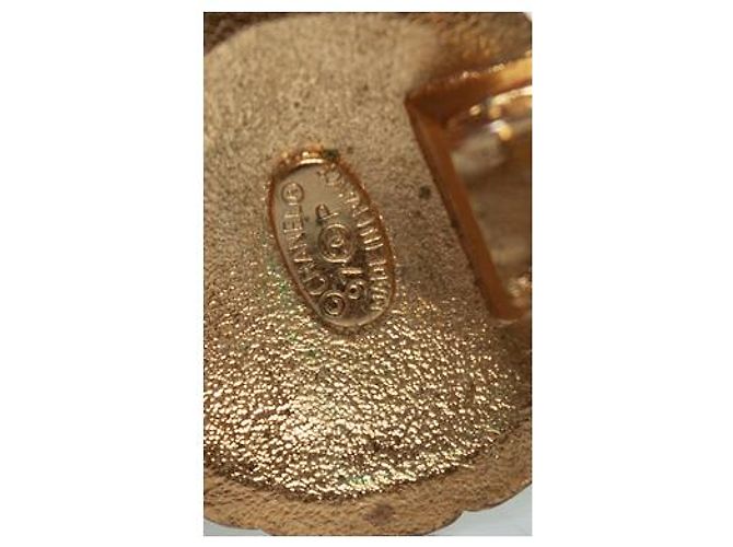 Orecchini Chanel, marchio coco rotondo 97P placcati in oro 24k D'oro - vista 3