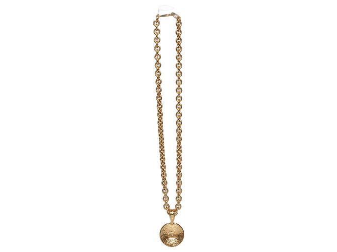 Chanel, Vintage 94P CC Medaillon Halskette Golden - Ansicht 2