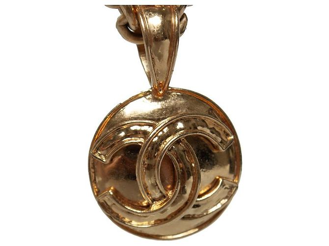 Chanel, Vintage 94P CC Medaillon Halskette Golden - Ansicht 3