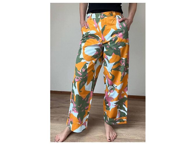 Pantalones Dries van Noten Multicolor Naranja - vista 2