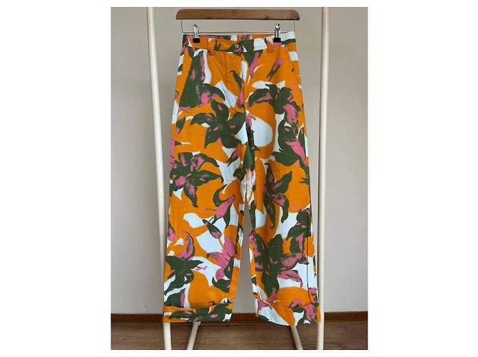 Pantalones Dries van Noten Multicolor Naranja - vista 5
