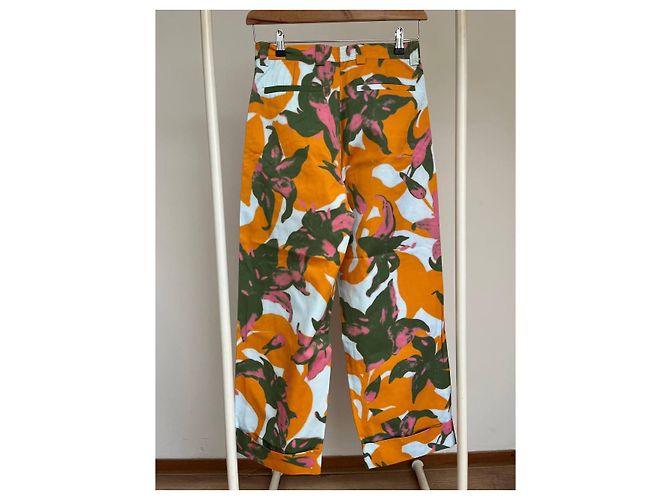 Pantalones Dries van Noten Multicolor Naranja - vista 6