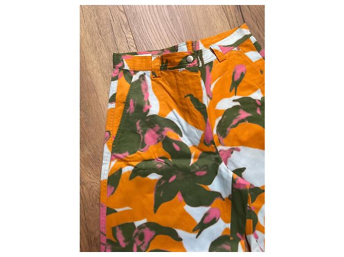 Pantalones Dries van Noten Multicolor Naranja - vista 9
