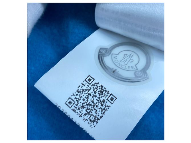 Stola in lana blu Moncler - vista 8