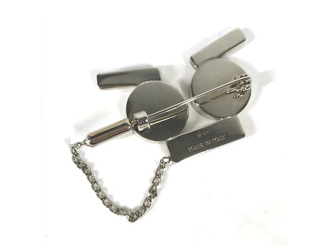 Broche Fendi prata e preta - vista 7