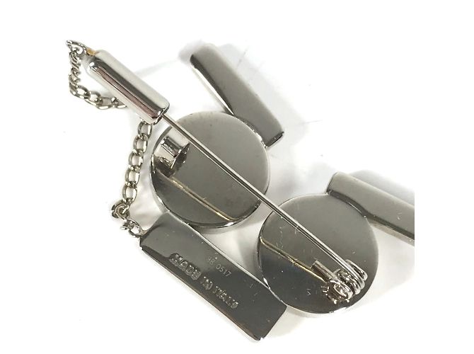 Broche Fendi prata e preta - vista 9