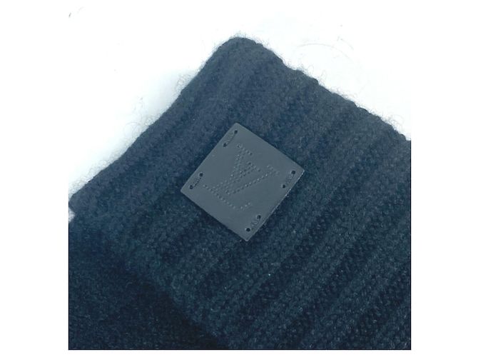 Guanti in cashmere Louis Vuitton Nero - vista 6
