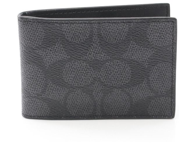 Coach Bi-fold Wallet in Coated Canvas - view 7