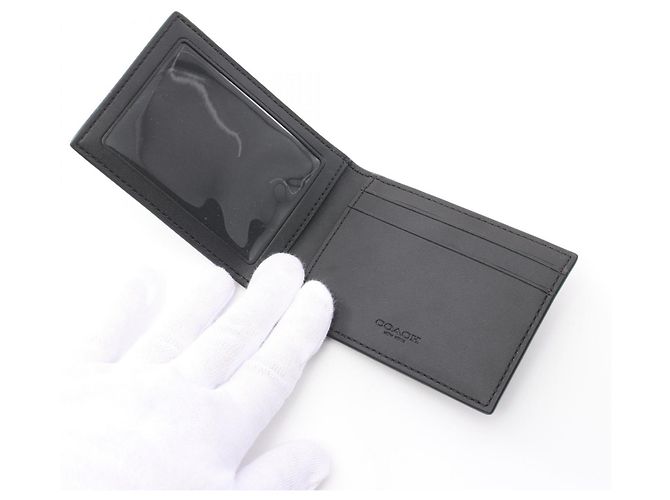 Coach Bi-fold Wallet in Coated Canvas - view 8
