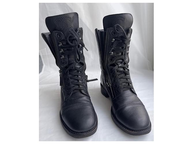 Chanel Stivali da combattimento iconici Nero - vista 13