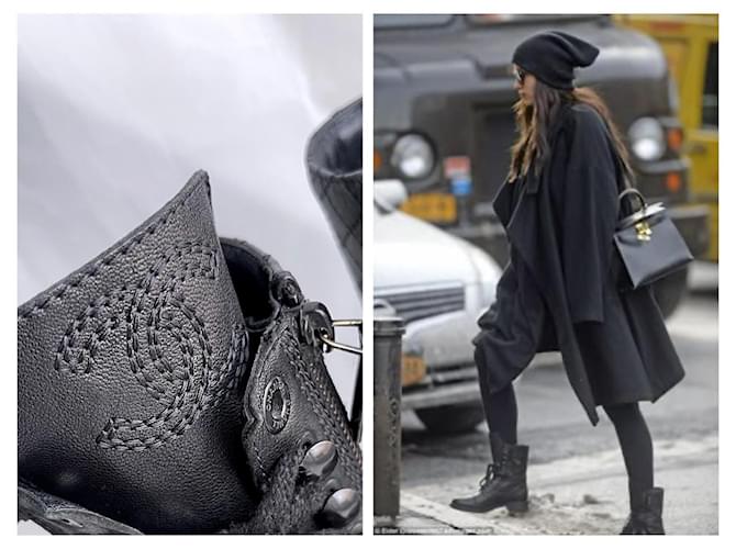 Chanel Stivali da combattimento iconici Nero - vista 2