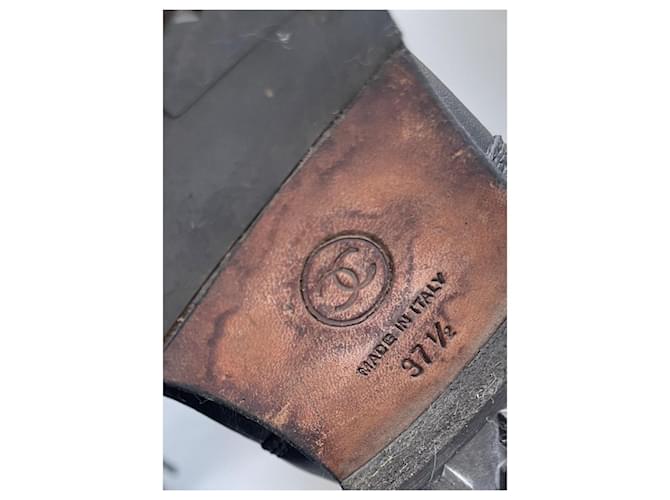 Chanel Stivali da combattimento iconici Nero - vista 7