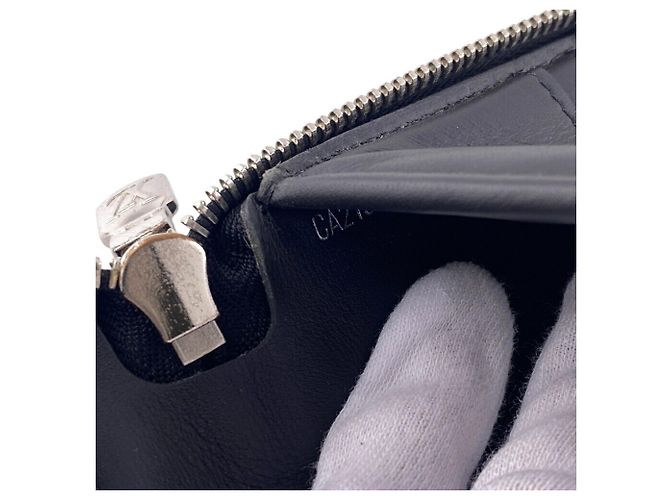 Cartera larga de cuero Taurillon negro Louis Vuitton - vista 10