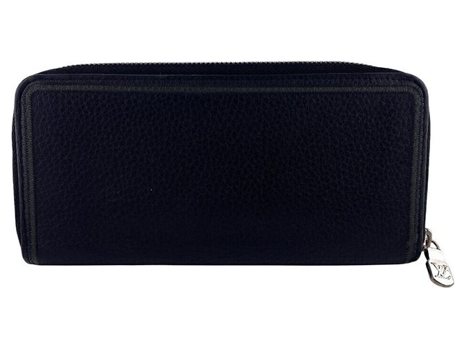 Cartera larga de cuero Taurillon negro Louis Vuitton - vista 2