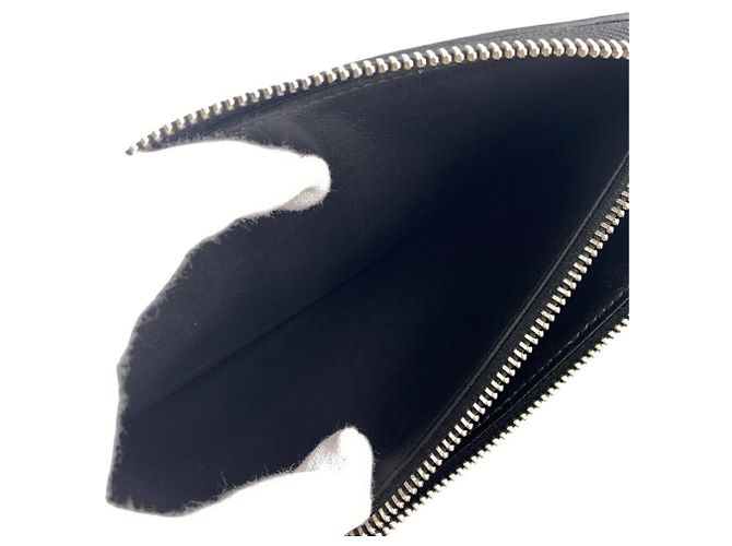 Cartera larga de cuero Taurillon negro Louis Vuitton - vista 6