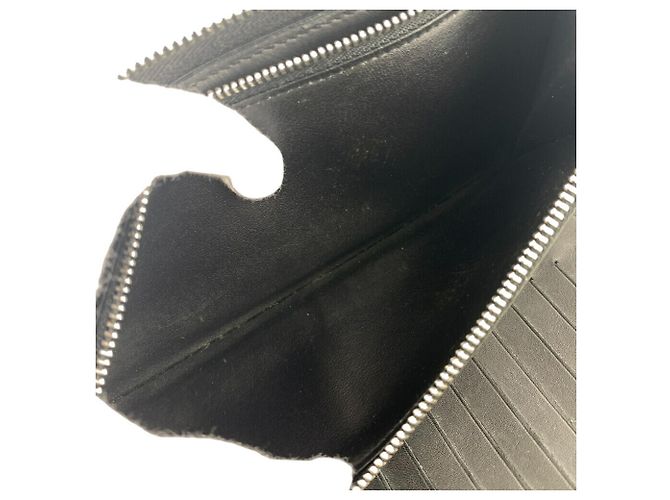 Cartera larga de cuero Taurillon negro Louis Vuitton - vista 7