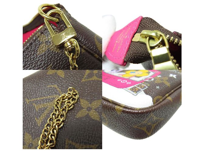Mini Pochette Accessorio Vivienne di Louis Vuitton Monogramma - vista 9
