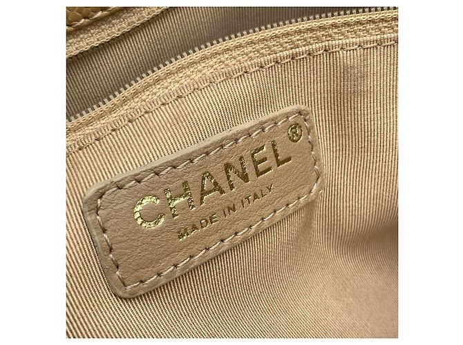Timeless Chanel Beige gesteppte Leder GST Große Einkaufstasche - Ansicht 4