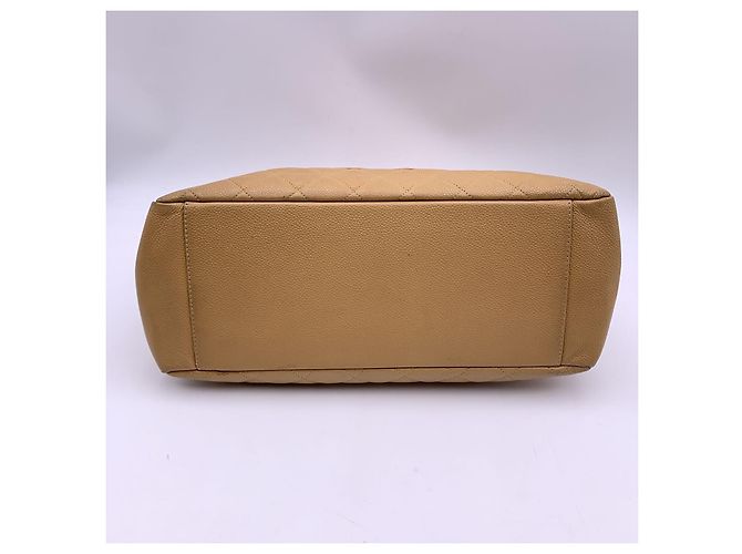 Timeless Chanel Beige gesteppte Leder GST Große Einkaufstasche - Ansicht 9
