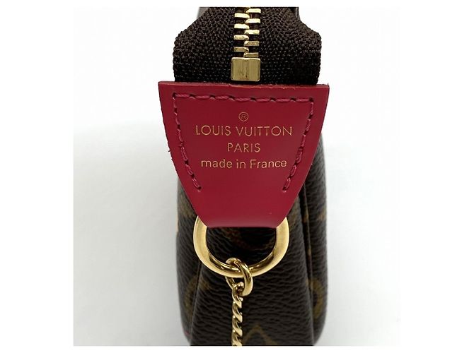 Mini Pochette Accessori Vivienne Holiday di Louis Vuitton Marrone Monogramma - vista 8