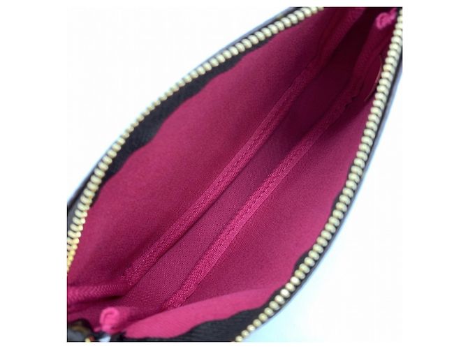 Mini Pochette Accessori Vivienne Holiday di Louis Vuitton Marrone Monogramma - vista 9