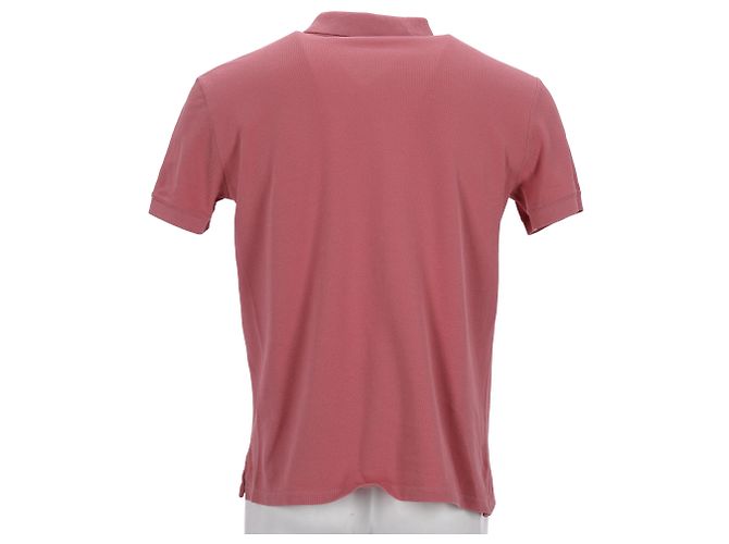 Polo de algodão rosa com skull de Alexander McQueen Marrom - vista 8