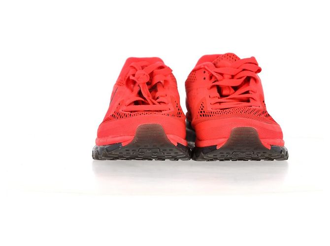 Sneakers Nike Air Max 2014 Atomic Red in nylon rosso - vista 12