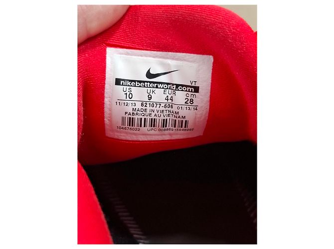 Sneakers Nike Air Max 2014 Atomic Red in nylon rosso - vista 18