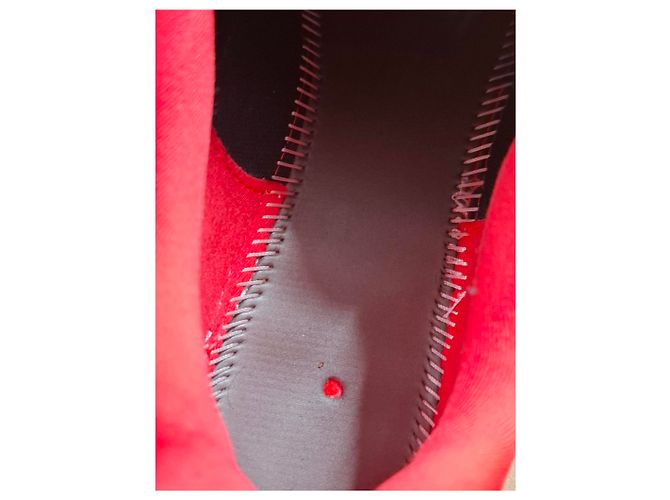 Sneakers Nike Air Max 2014 Atomic Red in nylon rosso - vista 20