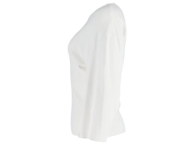 Stella Mc Cartney Camiseta de cuello redondo Stella McCartney en algodón blanco Crudo - vista 2