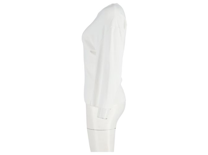 Stella Mc Cartney Camiseta de cuello redondo Stella McCartney en algodón blanco Crudo - vista 5