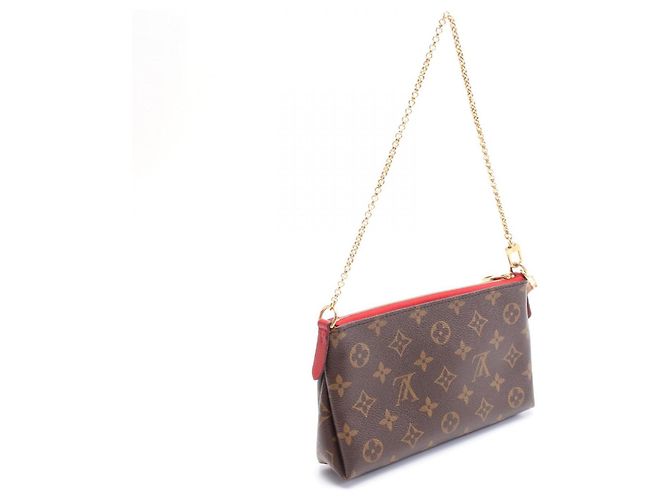 Borsa Clutch 2way Monogram Pallas Louis Vuitton M41638 Marrone - vista 2