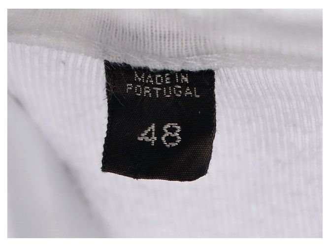 Camiseta de manga larga acanalada Tom Ford en algodón blanco Crudo - vista 11
