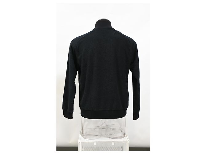 Ermenegildo Zegna Zegna Sport Pullover mit halbem Reißverschluss aus schwarzer Wolle - Ansicht 8